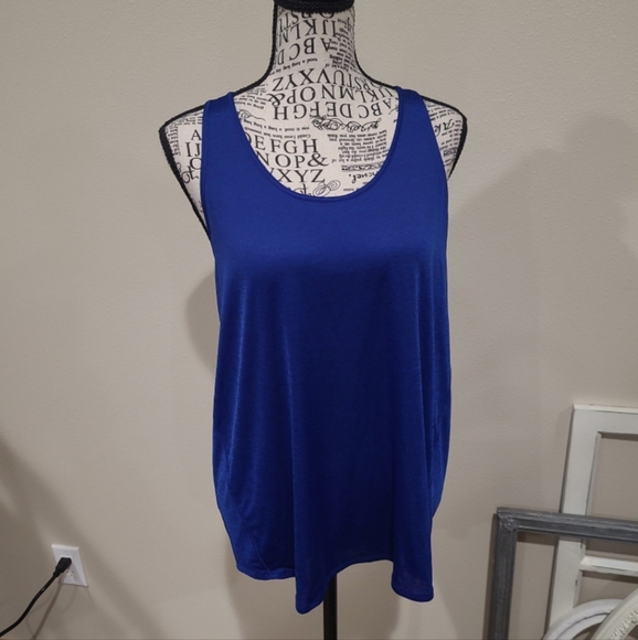 Lululemon Essential Tank Pleated Women's SZ 6 blue yoga running workout gym - Picture 1 of 7